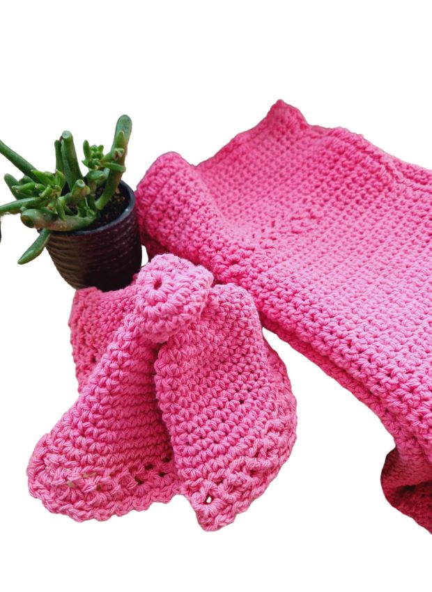 Babydekentje Bowie met knuffel