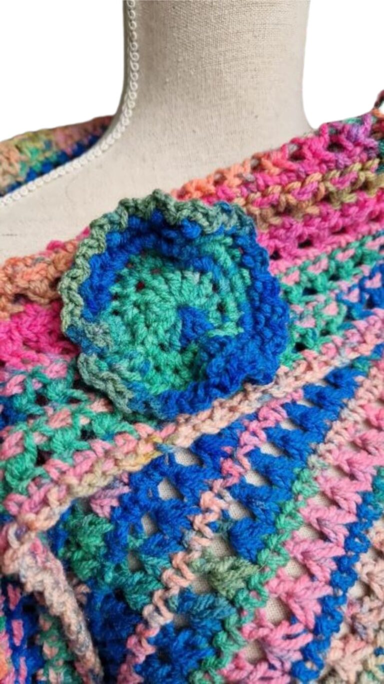 XARA omslagsjaal multicolor fruitig - ZETTElen Handwerk Atelier