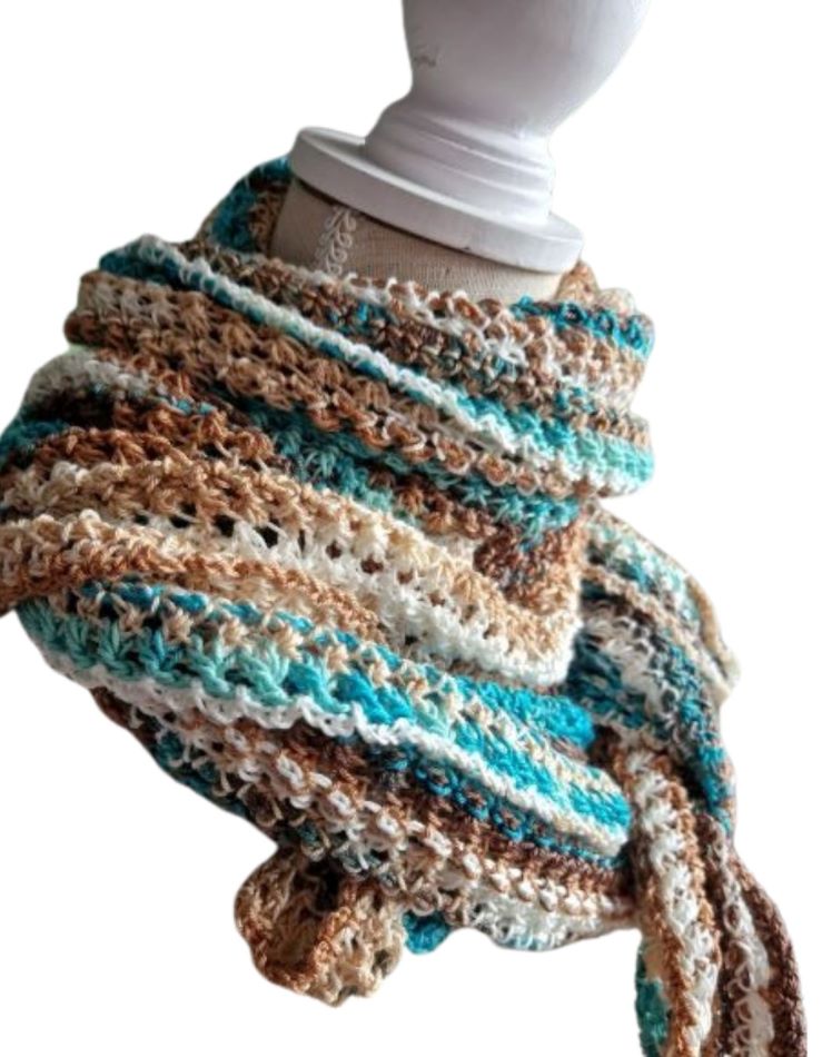 Omslagsjaal Gina witte achtergrond