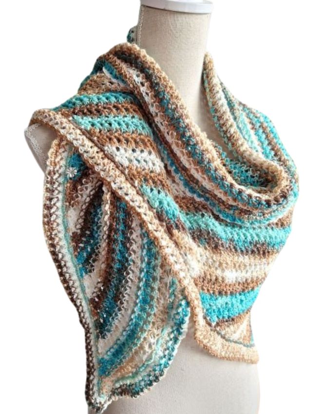 Omslagsjaal Gina witte achtergrond