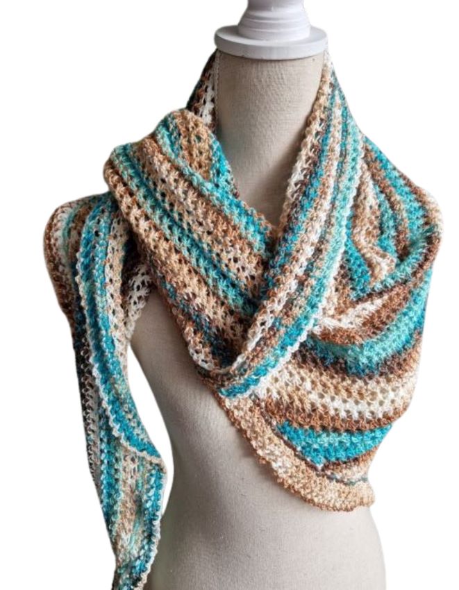 Omslagsjaal Gina witte achtergrond