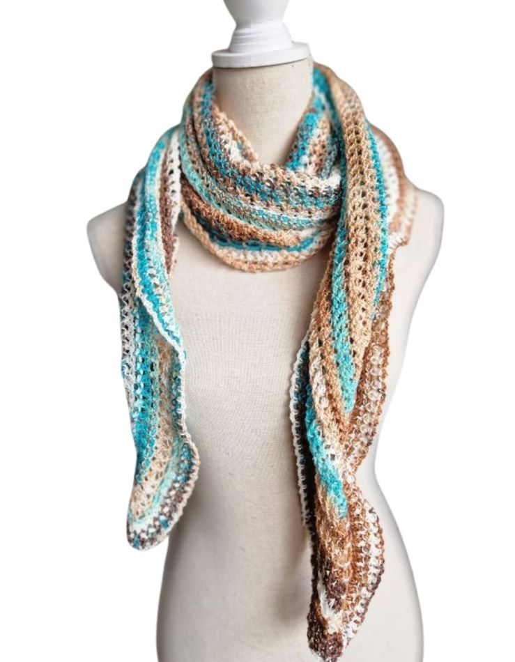 Omslagsjaal Gina witte achtergrond